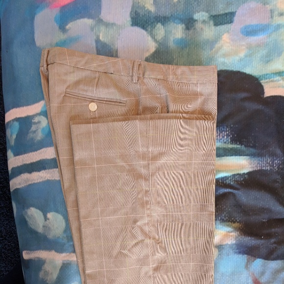 The Limited - Drew Fit Pants Brown Green Lavender - Picture 6 of 6